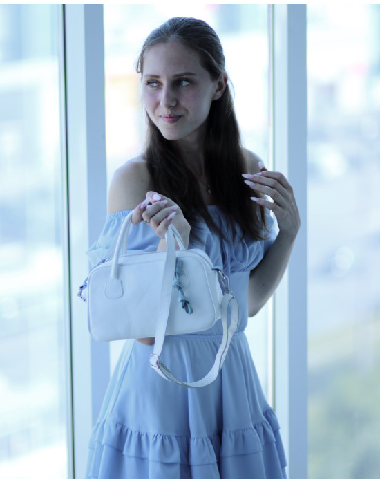 Women's bag made of genuine leather CAMERON WHITE