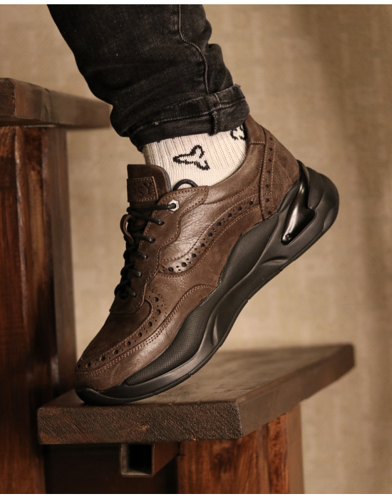 FLOYD COFFEE Men's Brogue Sneakers