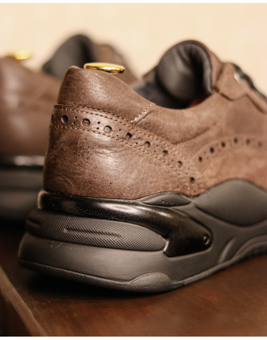 FLOYD COFFEE Men's Brogue Sneakers