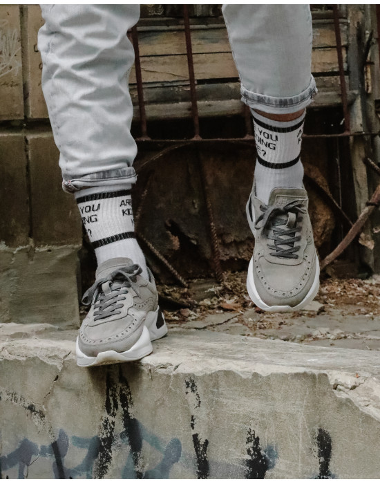 FLOYD GRAY brogue sneakers for men