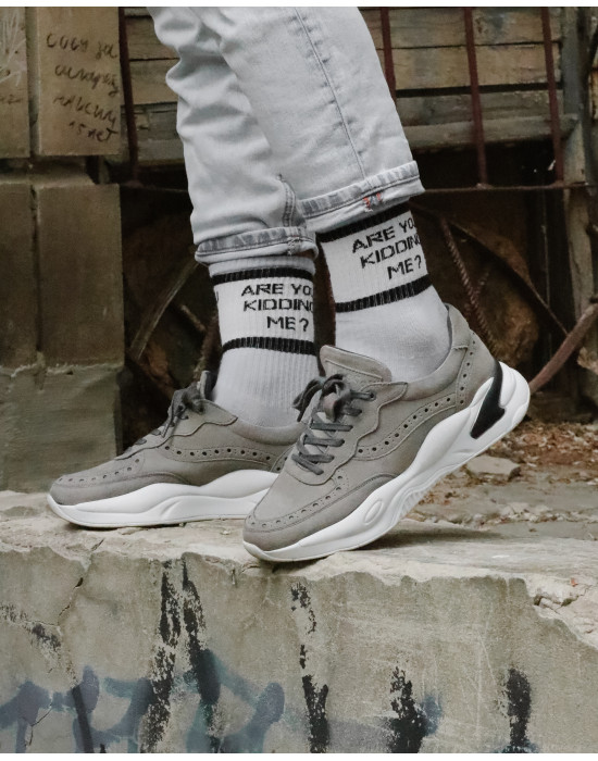 FLOYD GRAY brogue sneakers for men