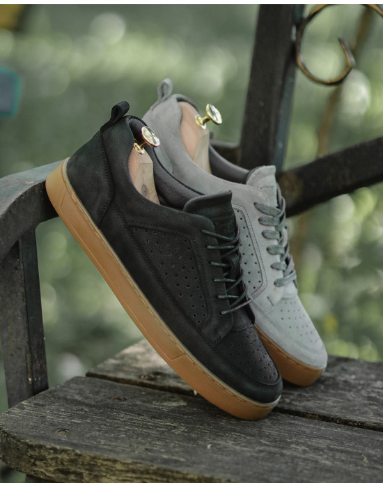 Мужские кеды с перфорацией LEEDS NUBUCK PERF