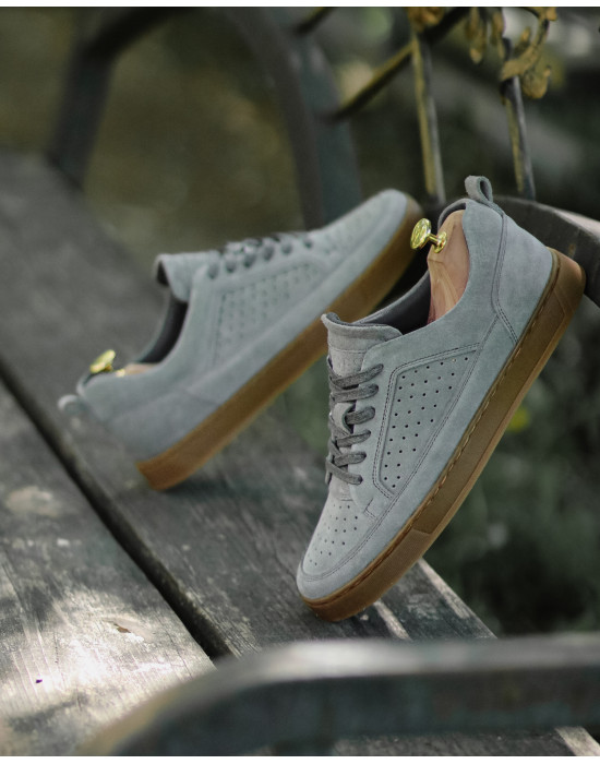Men's sneakers with perforations LEEDS GRAY PERF
