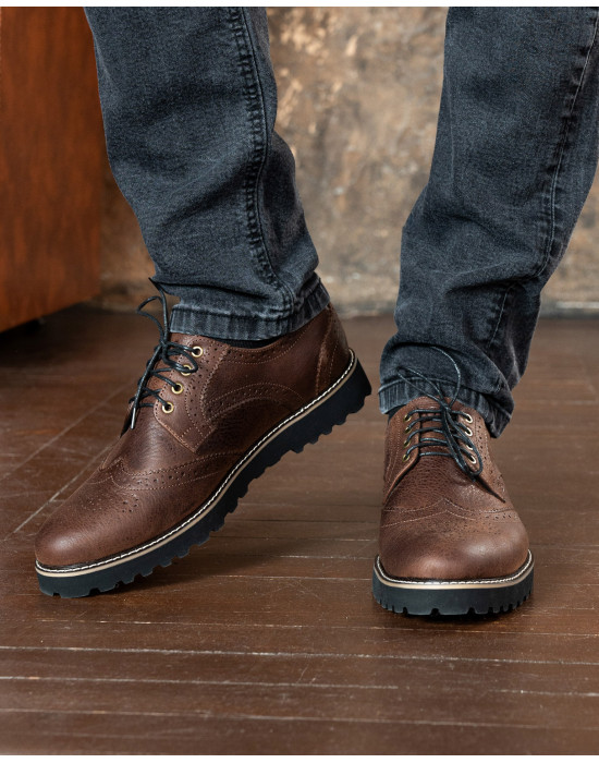 Shoes for man. Brogues ONYX COFFEE